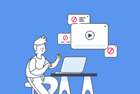viewer comparing free live stream popups and safe ads before watching online